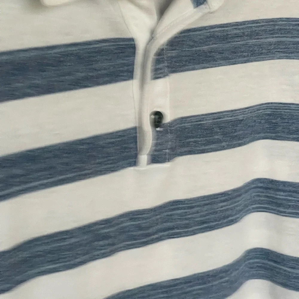 Banana Republic men’s striped soft polo shirt XL
